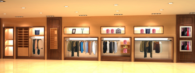 貴州服裝柜 右立面